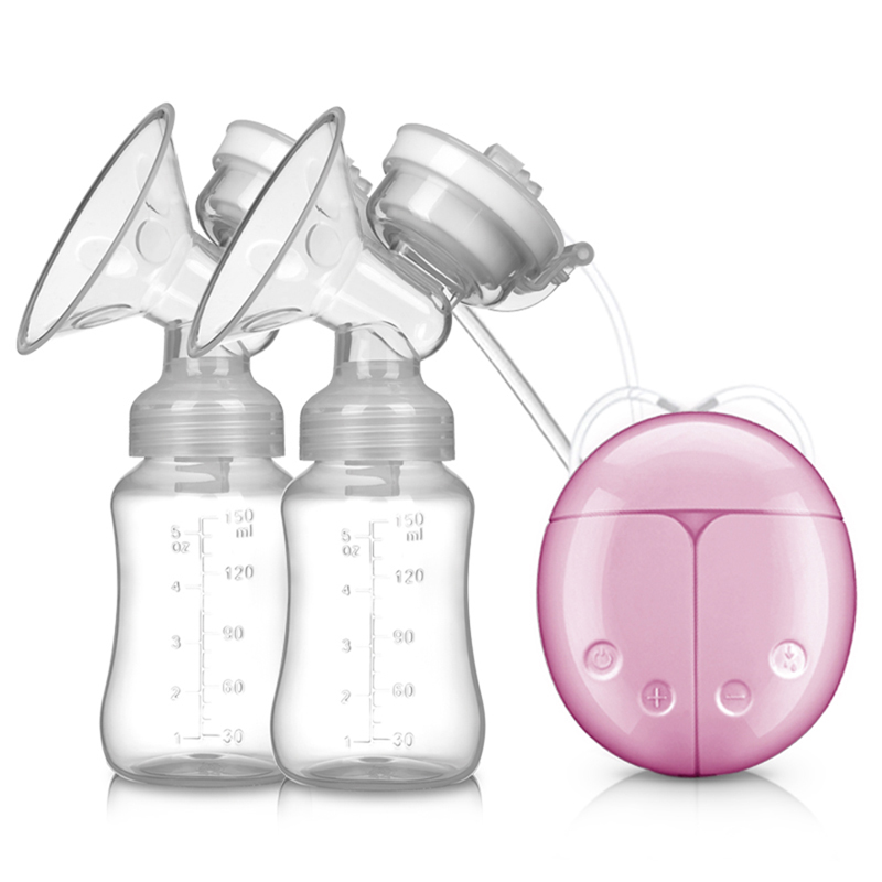 Double Electric Breast Pump with Bottles